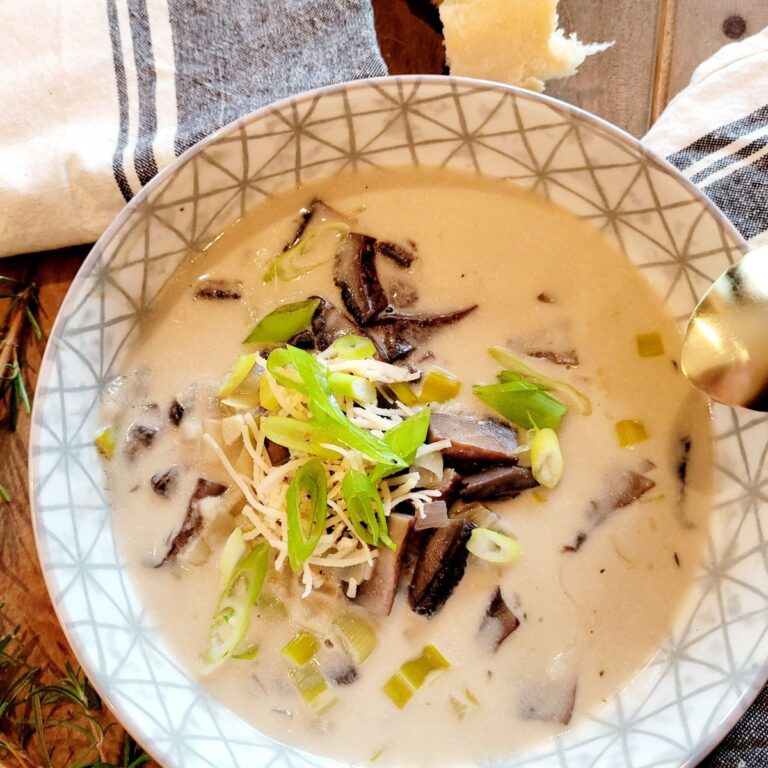 Mushroom and Leek Soup Recipe