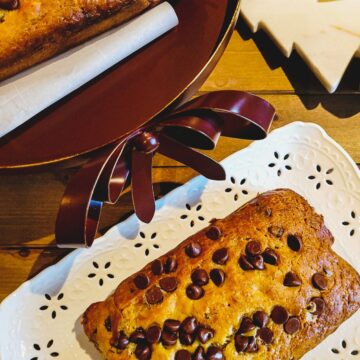Banana Bread with Chocolate Peanut Butter Chips Recipe - Timeless Dishes