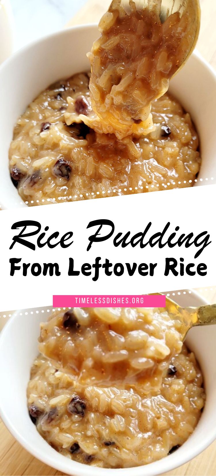 Recipe For Rice Pudding Using Leftover Rice Rice Pudding with Condensed Milk (Leftover Rice) - Timeless Dishes