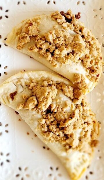 Baked Apple Hand Pies Recipe with Crumb Topping