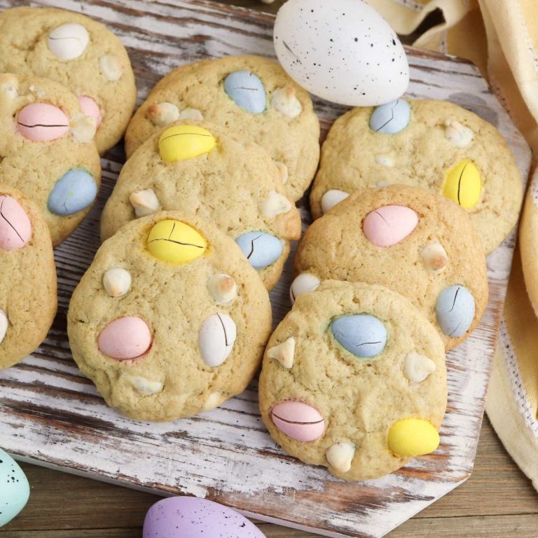 Easter Cadbury Egg Cookies
