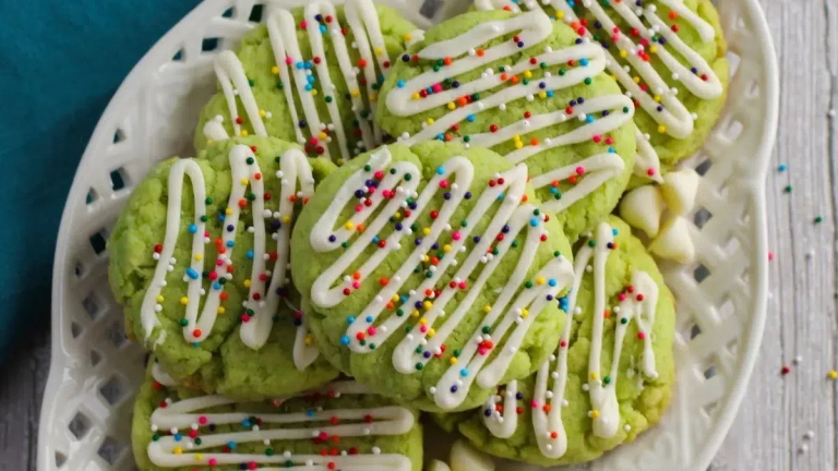 Lime Cake Mix Cookies