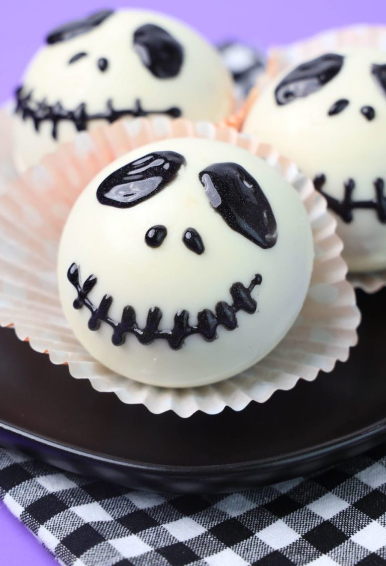 Jack Skellington Hot Chocolate Bombs