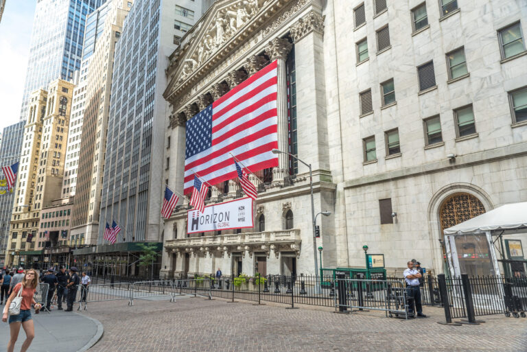 NEW YORK CITY - JULY 10: Facade of New York Stock Exchange on July 10, 2015 in NYC. New York Stock Exchange is the largest stock exchange in the world
