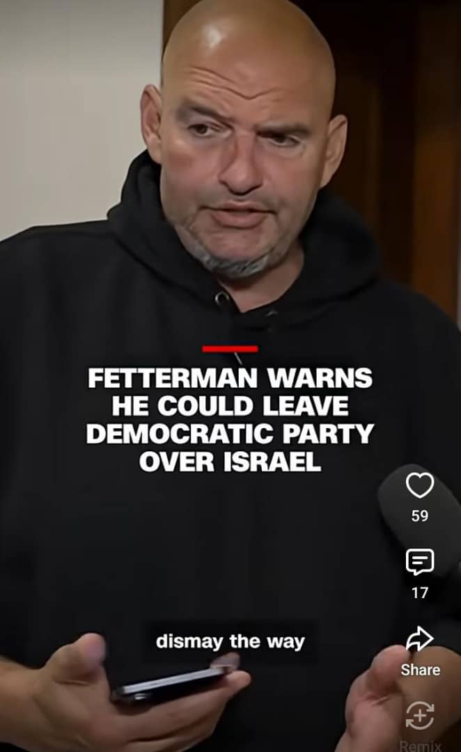 John Fetterman’s Blunt Warning Ignites New Fight Over Where Democrats Go Next
