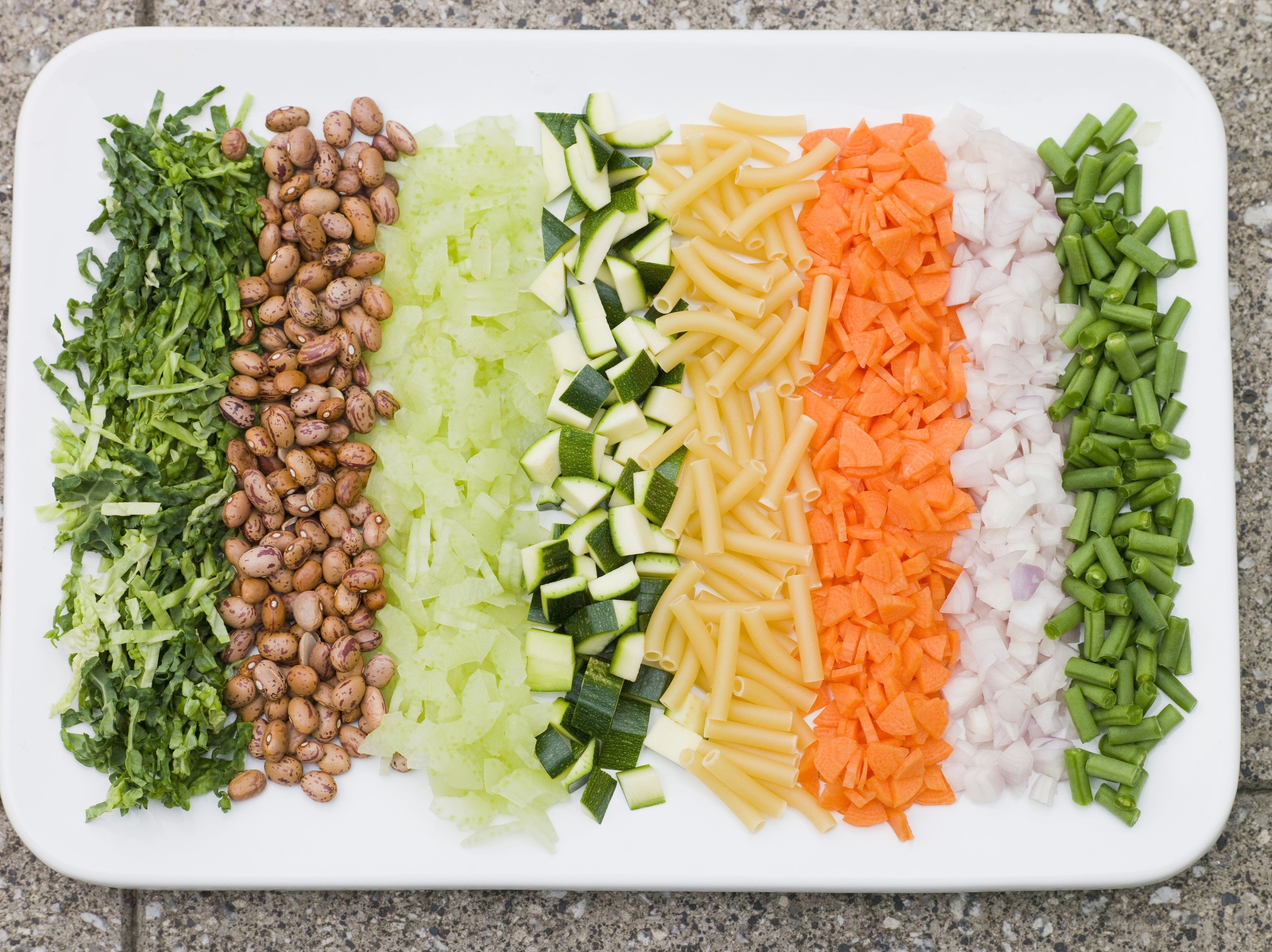 Vegetables for Minestrone Soup