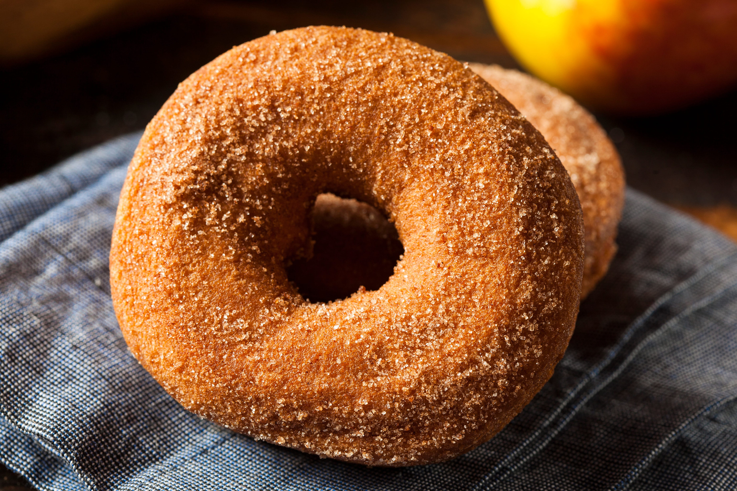 Warm Apple Cider Donuts Ready to Eat
