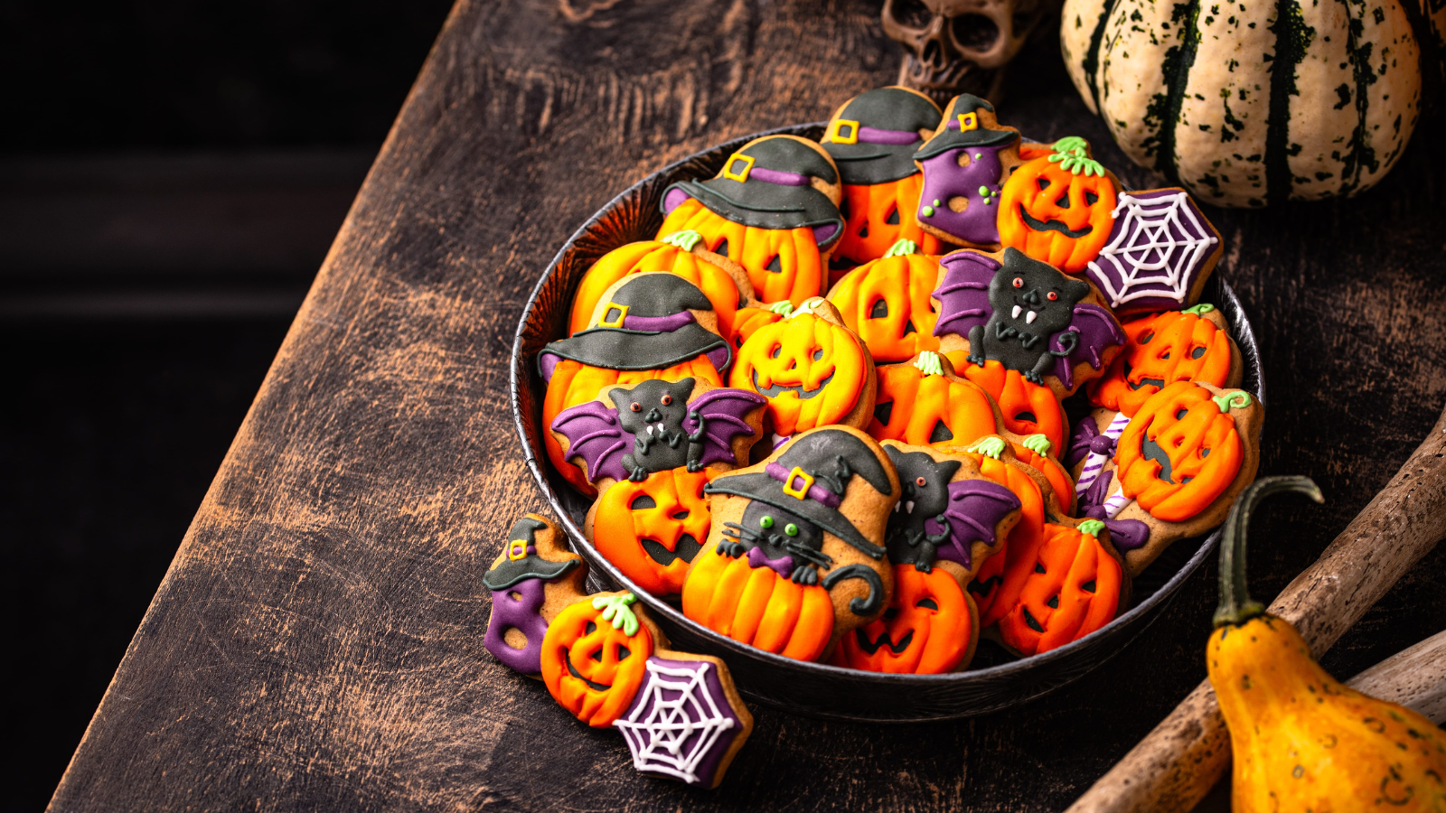 Halloween cookies. Image Credit: yuliaff/ 123RF